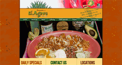 Desktop Screenshot of elagaverestaurantemexicano.com